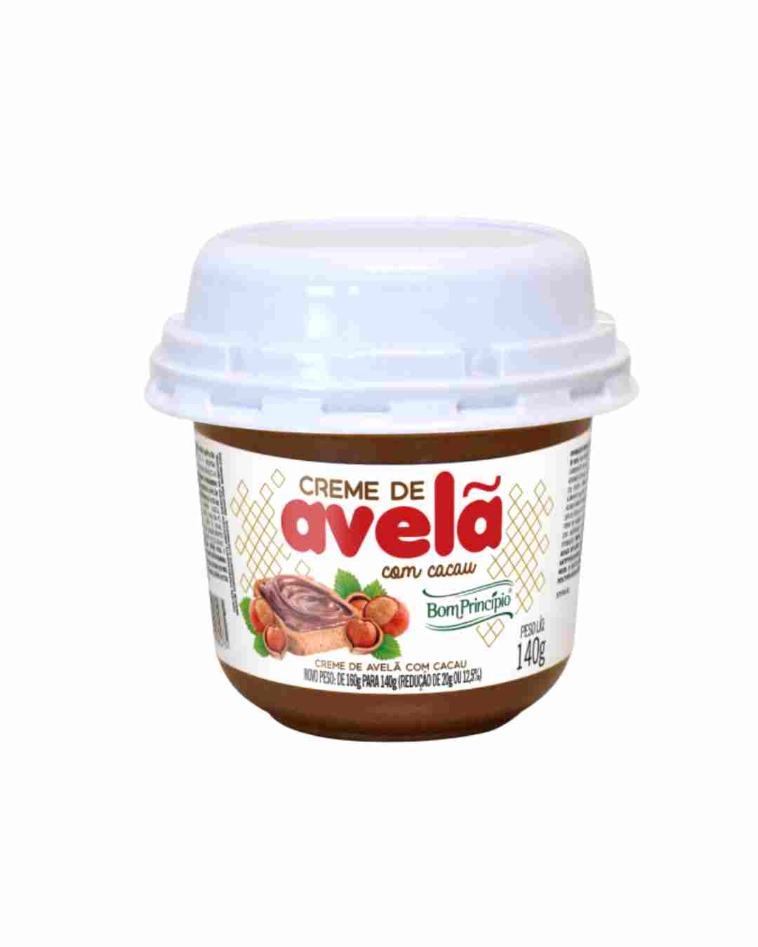 Creme de avelã c/cacau Bom Principio 140g